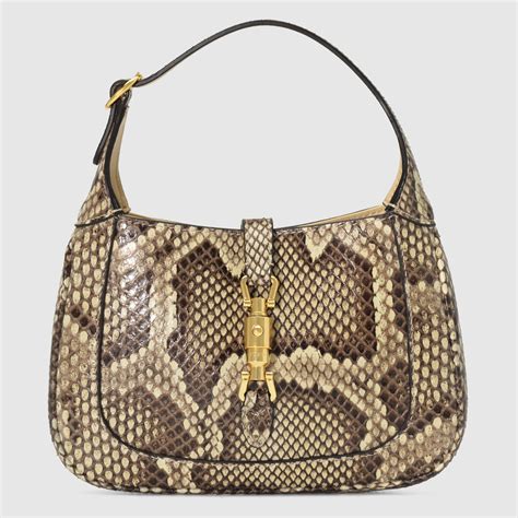 python bag gucci|Gucci python hobo bag.